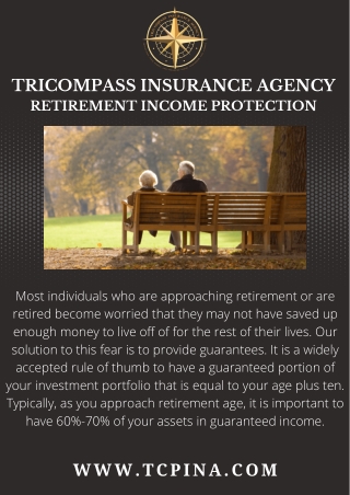 TriCompass Insurance Agency - RETIREMENT INCOME PROTECTION
