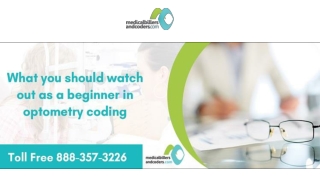 What you should watch out as a Beginner in Optometry Billing and Coding?