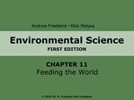 Environmental Science FIRST EDITION