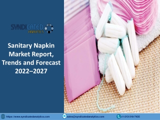 Sanitary Napkin Market Research Report PDF 2022–2027 | Syndicated Analytics