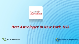 Best Astrologer in New York, USA Krishnaastrologer.com