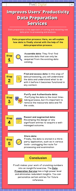 Data Preparation Services Improves Users Productivity