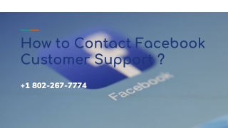 How to Contact Facebook Customer Support _