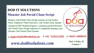 Monster Clone Script - Readymade Clone Script
