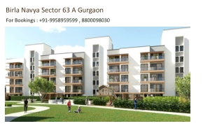 Birla Navya Gurgaon Residential In Sector 63 A, Birla Navya Gurgaon Price list,