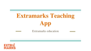 Extramarks Teaching App