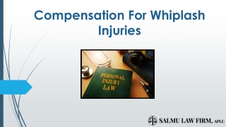 Compensation For Whiplash Injuries