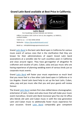 Latin Band