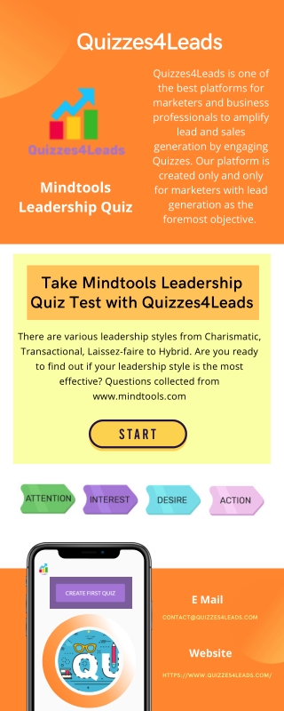 Take Mindtools Leadership Quiz Test with Quizzes4Leads