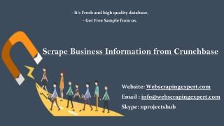 Scrape Business Information from Crunchbase