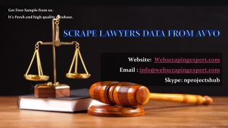 Scrape Lawyers Data from Avvo