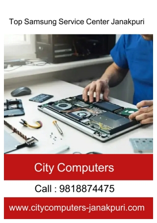 Top Samsung Laptop Repair Service Centre in Janakpuri