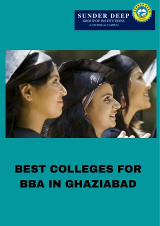 BCA Top Colleges in UP | Top BBA Colleges in NCR