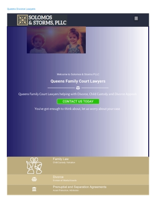 Queens Divorce Lawyers in New York - 718-278-5900 - SolomosStorms