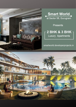 Smart World Sector 58 Gurugram | Features Enlivening Your World