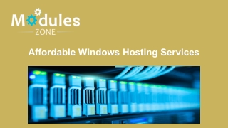 India's Best Windows Shared Hosting - ModulesZone