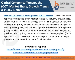Optical Coherence Tomography (OCT) Market Analysis, Size, Share, Growth, Demands