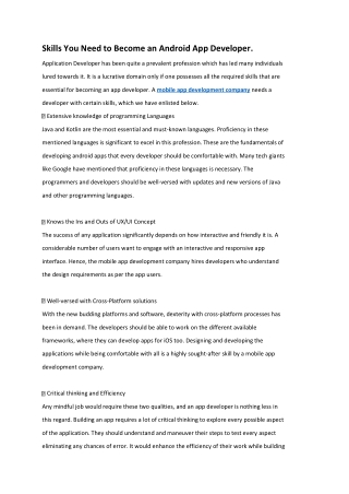 Skills You Need to Become an Android App Developer-converted
