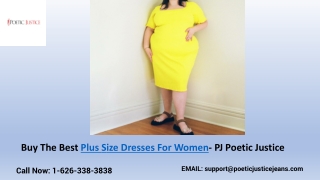 Beautiful plus size dresses for women- PJ Poetic Justice