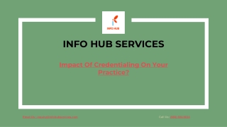 Impact Of Credentialing On Your Practice