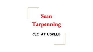 CEO Sean Tarpenning