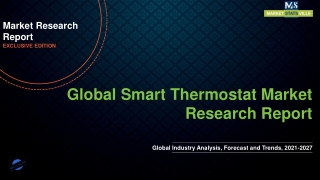 Smart Thermostat Market worth USD 11.36 billion by 2027