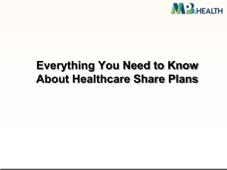 Everything You Need to Know About Healthcare Share Plans
