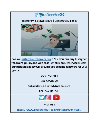 Instagram Followers Buy | Likeservice24.com