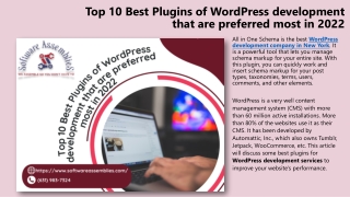 Top 10 Best Plugins of WordPress development that are preferred most in 2022