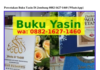Percetakan Buku Yasin Di Jombang