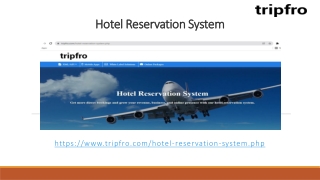 Hotel Reservation System