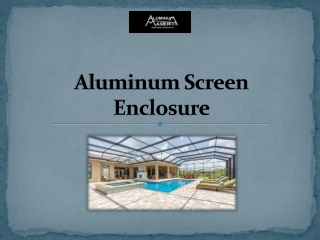 Aluminum Screen Enclosure In Naples | Aluminum Master LLC