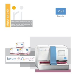 MERILYZER GLUQUANTA1C DIABETES MACHINE by Meril Life