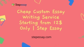 stepessay