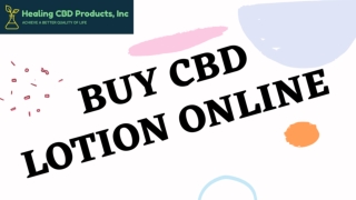 Buy CBD Lotion Online | Healing CBD Products