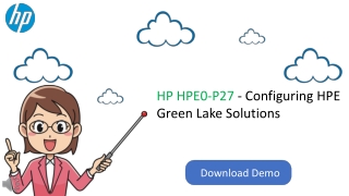 HP HPE0-P27 Practice Exam Guide 2022