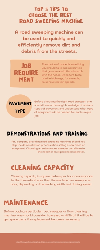 Top 5 tips to choose the best road sweeping machine