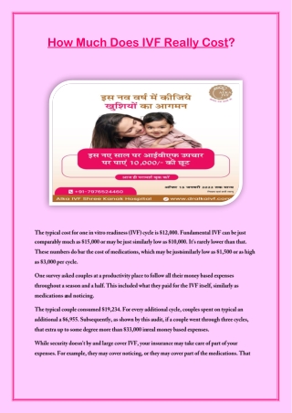 How Much Does IVF Really Cost