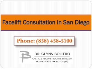 Facelift Consultation in San Diego