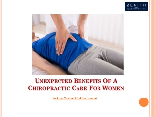 Unexpected Benefits Of A Chiropractic Care For Women