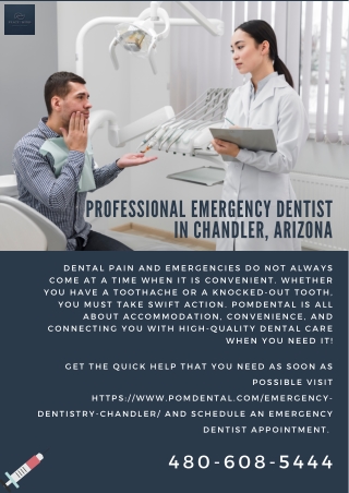 Professional Emergency Dentist in Chandler, Arizona