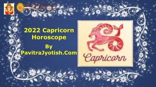 2022 Capricorn Horoscope