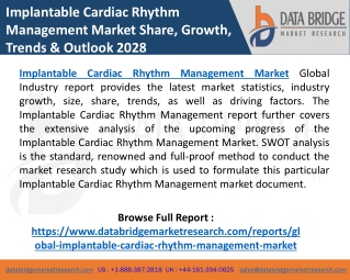 Implantable Cardiac Rhythm Management Market Growth, Size, Trends, Insights