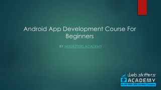 Android app development course