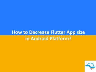 How to Decrease Flutter App size in Android Platform-converted