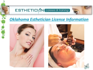 Oklahoma Esthetician License Information