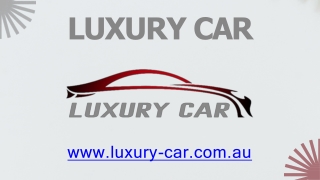 Luxury Car Hire Melbourne Wedding