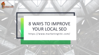 8 Ways to Improve Your Local SEO