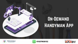 On-Demand Handyman App