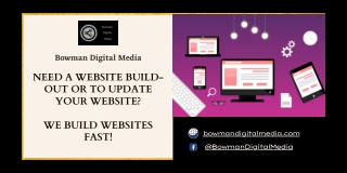 Need a website build-out or to update your website?